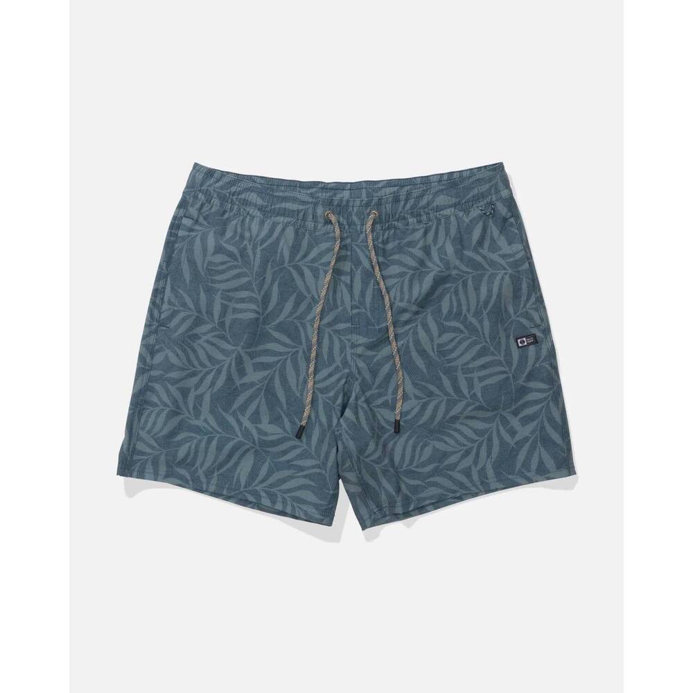 NEW SALTY CREW men's volley short in washed green